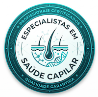 Selo especialistas em saúde capilar